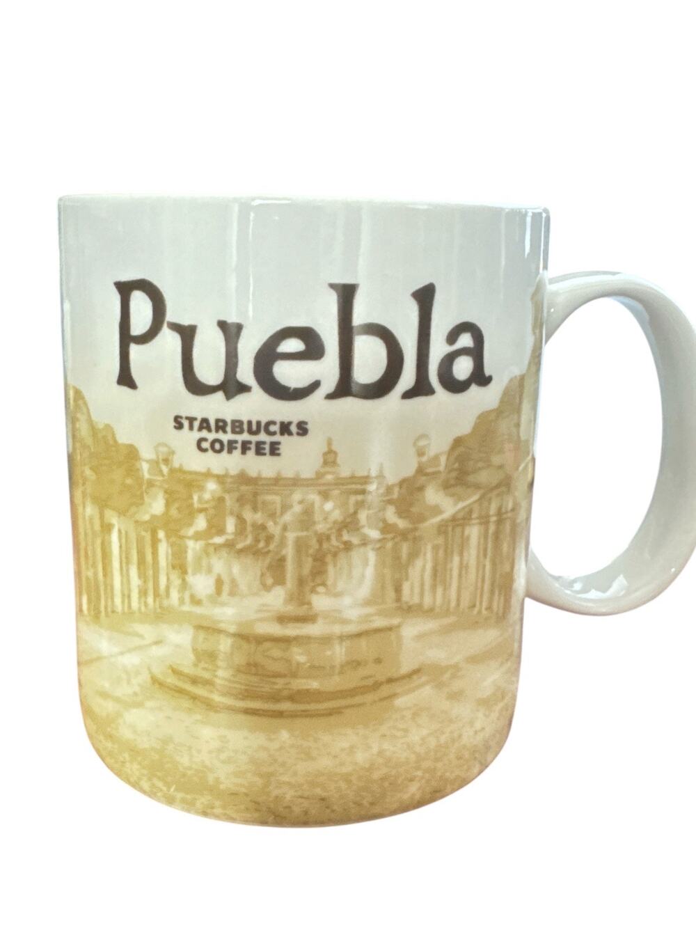 Rare Starbucks Global Icon City 16 oz Mug Puebla, Mexico